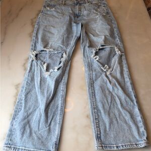 American Eagle Outfitters Light Blue Stretch Denim Jeans